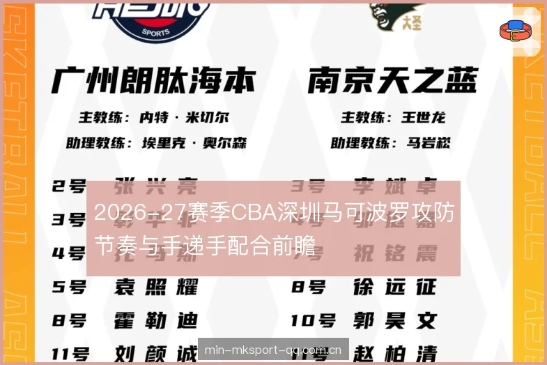 2026-27赛季CBA深圳马可波罗攻防节奏与手递手配合前瞻 2026-27赛季CBA深圳马可波罗攻防节奏与手递手配合前瞻